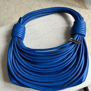 New blue shoulder bag